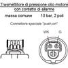 Veratron (VDO) Sensore Pressione Olio Motore Barca Sensore 10 bar-2 poli (8) all, con Allarme
