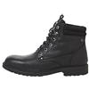 JACK & JONES Jfwsolomon Stivali in Pelle SN, Stivaletti con Lacci Uomo, Antracite, 43 EU