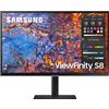 Samsung S80PB Monitor PC 68,6 cm (27") 3840 x 2160 Pixel 4K Ultra HD LCD Nero [LS27B800PXPXEN]
