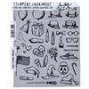 Stampers Anonymous Tim Holtz Cling Rubber Stamp Set 7X8.5-Crazy Things