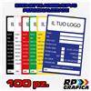 100 ETICHETTE TAGLIANDO AUTO CAMBIO OLIO adesivo resistente etichetta