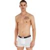 Calvin Klein Pantaloncino Boxer Uomo Cotone Elasticizzato, Bianco (White), M