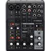 YAMAHA AG06 MK2 BLACK Mixer 6 Canali per Live Streaming con Scheda Audio Usb