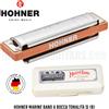 Hohner Marine Band armonica a bocca tonalità SI (B) con Custodia Rigida