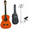 FREESOUNDGUITAR CHITARRA CLASSICA 4/4 + BORSA + LEGGIO IN METALLO + POGGIA PIEDE