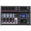 SoundSation MIOMIX 404FXM MIXER AUDIO LETTORE USB + EFFETTI DIGITALI + BLUETOOTH