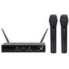 Karma Kit Microfoni Set 5002 Doppio Radiomicrofono Palmare Uhf Nero 801543905002