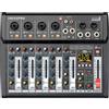 ITALIAN STAGE IS 2MIX6PRO Mixer Usb Bluetooth con Effetti Fx Live Studio Karaoke