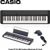 Casio CT-S1-BK Tastiera Musicale 61 Tasti Nera PORTATILE + alimentatore
