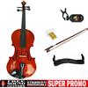 VIRTUOSO VIOLINO 1/8 completo di Archetto Astuccio Pece Spalliera Accordatore