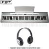 FBT Echord SP-10 BIANCO pianoforte digitale con 88 tasti pesati nero + cuffie
