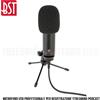 BST Stm300 Microfono USB professionale per registrazione streaming podcast