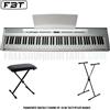 FBT Echord SP-10 W pianoforte digitale 88 tasti pesati + panchina + supporto