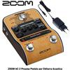 ZOOM AC-2 Preamp effetto multieffetto Pedale Chitarra Acustica + alimentatore
