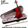Vhienna VOB18 Violino 1/8 con Custodia e Accessori Archetto e Pece