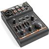 POWER DYNAMICS 172.600 DB301 Mixer 3 Canali con Scheda Audio USB Integrata