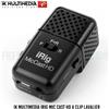IK Multimedia Irig Mic Cast HD Microfono dual-side per Voce a clip Lavalier