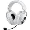 Logitech G Pro X 2 Lightspeed Cuffie Gaming Wireless Bianco 981-001269