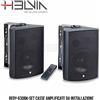 Helvia REDY-630BK-SET Casse amplificate da installazione a Muro per locali music