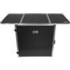 UDG U92049SL2 TAVOLO CONSOLLE PIEGHEVOLE CON RUOTE PER DJ TASTIERE LIVE silver