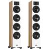 INDIANA LINE DIVA 6 WOOD DIFFUSORI PAVIMENTO 3 VIE BASS REFLEX INF. LEGNO/BIANCO