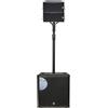 TOPP PRO FLX 3 SYSTEM Sistema a Colonna Sub Amplificato + 2 Mini Array + Asta