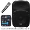Italian Stage Impianto audio 400 Watt Cassa Italian Stage SPX10A + mixer + microfono | Karaoke