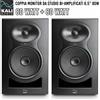 KALI AUDIO LP-6 V2 Coppia Monitor da Studio Bi-Amplificati 6.5" 80+80W Attivi
