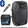 Soundsation Impianto audio 880W Cassa Soundsation GO-SOUND 12A + mixer + microfono | Karaoke
