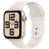 Apple Watch SE GPS 40mm con cassa in Alluminio Starlight e Starlight Sport Band