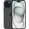APPLE Smartphone Apple iPhone 15 256GB Black nero