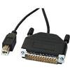 LINK SELECTED CAVO ADATTATORE DA CONNETTORE 25 POLI PARALLELO MASCHIO (PC) A USB TIPO B (STAMP