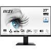 MSI MON 27IPS HDMI DP VGA BK MM FHD MSI PRO MP273A BLACK 169