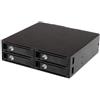 StarTech.com Backplane mobile per rack hot-swap 5,25" a 4 alloggiamenti HDD SATA