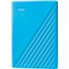 WD Western Di WD My Passport WDBPKJ0040BBL HDD Crittografato 4Tb Esterno Usb 3.2 Ge