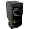 Lexmark 74C2SY0 cartuccia toner 1 pz Originale Giallo