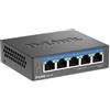 D-Link DMS-105 Switch Non Gestito L2 2.5G Ethernet (100 1000 2500) Nero