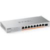 Zyxel Switch 9-Port MultiGig 8x 2.5G + 1x 10G SFP+ L2 (unmanaged 8x PoE++ 100W X
