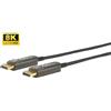 Microconnect DP-MMG-1500V1.4OP cavo DisplayPort 15 m Nero (Premium Optic DP 1.4