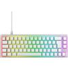 CHERRY K5V2 Compact tastiera Gaming USB AZERTY Francese Bianco