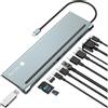 Techly IUSB31C-DOCK12DPHD replicatore di porte e docking station per laptop Cabl
