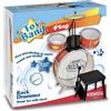 Bontempi Gadget - Bontempi 51 4504 - Rock Drummer - Batteria Grancassa Con Pedale, 2 Tamb