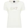 EA7 T-Shirt Evolution In Jersey Misto Cotone Star White