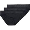 Emporio Armani Pack 3 slip in cotone organico shiny logoband ASV