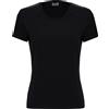 EA7 T-Shirt Logo Series In Jersey Di Cotone Stretch Black