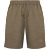 Emporio Armani Bermuda beachwear in misto lino Walnut