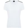EA7 T-Shirt Logo Series In Jersey Di Cotone Stretch White