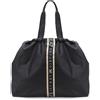 EA7 Borsa Shopper Con Logo Tape In Tessuto Tecnico Black