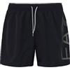 EA7 Costume Boxer Con Maxi Logo Black Silver