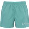 EA7 Costume Da Bagno Con Logo Mineral Blue/Silver